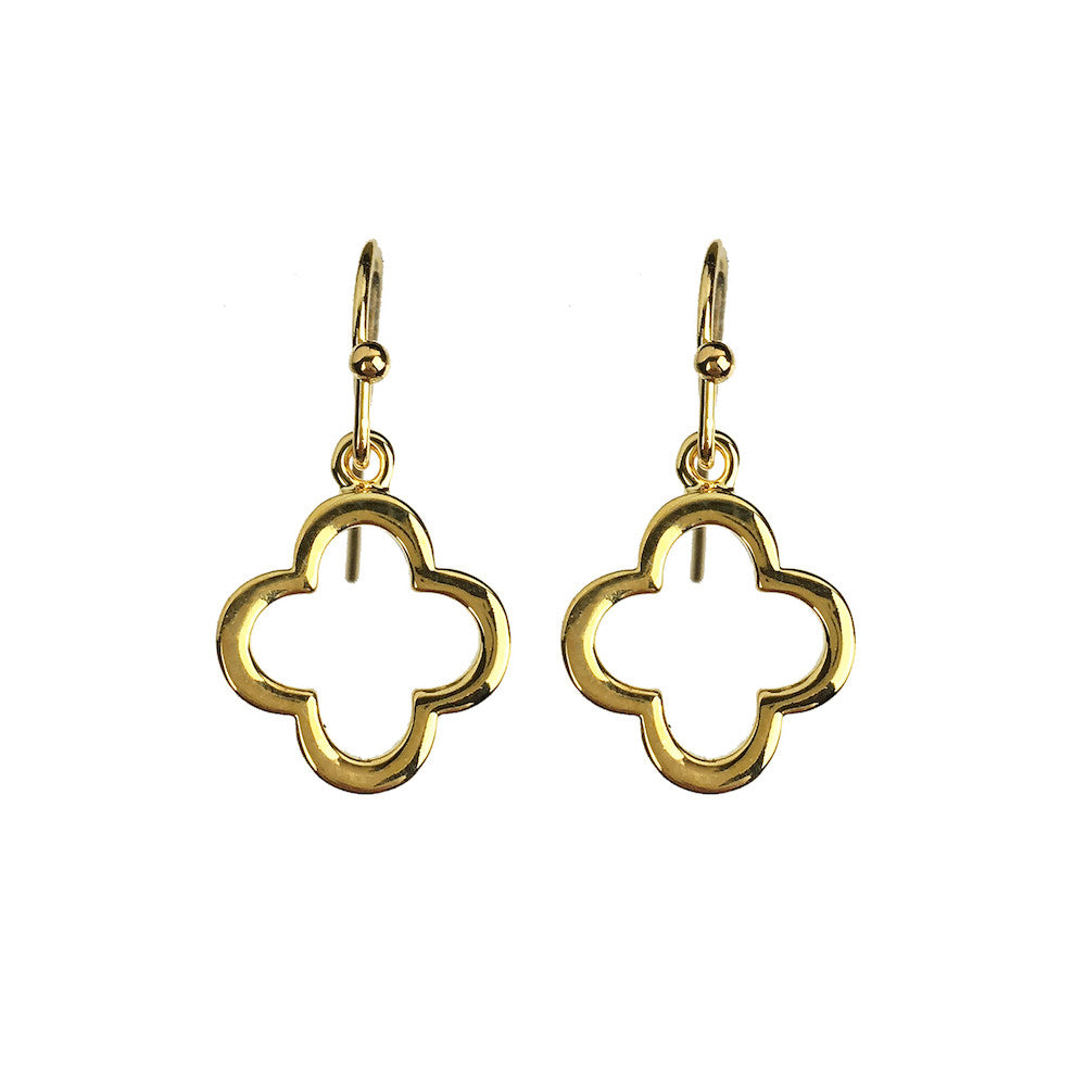 Clover Drop Earrings www.sparklingjewellery