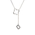 Clover Lariat Necklace - www.sparklingjewellery.com