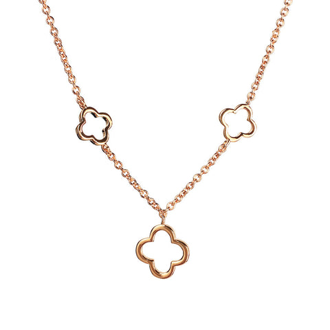 Clover Trio Necklace - www.sparklingjewellery.com