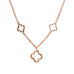 Clover Trio Necklace - www.sparklingjewellery.com