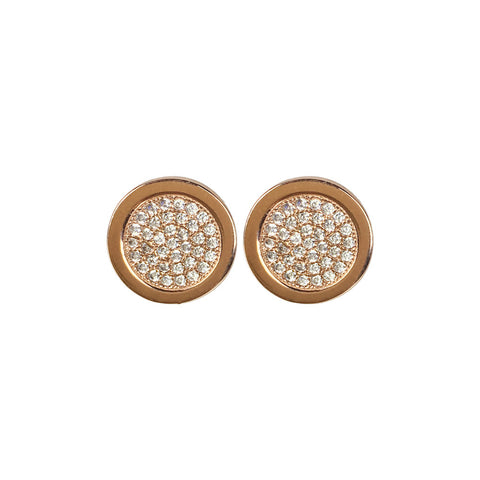 Glitz Pave Stud Earrings - www.sparklingjewellery.com