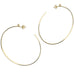 Hoop Pearl Earrings - www.sparklingjewellery.com