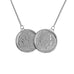 Premium Grand Two Coin Necklace - www.sparklingjewellery.com