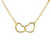 Kismet Two Heart Necklace - www.sparklingjewellery.com