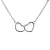 Kismet Two Heart Necklace - www.sparklingjewellery.com