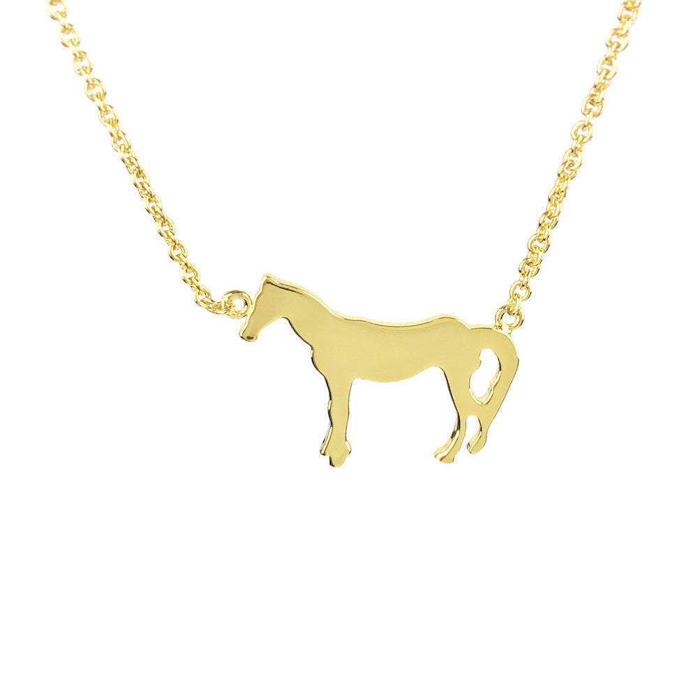 Horse Necklace - www.sparklingjewellery.com
