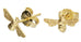 Manchester Bee Earrings - www.sparklingjewellery.com