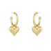 Chunky Gold Hoop Earrings - www.sparklingjewellery.com