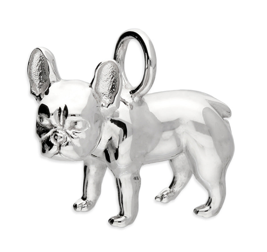 Frenchie French Bull Dog Necklace Ltd Edition - www.sparklingjewellery.com