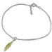 Feather from Heaven Ankle Chain Sterling Silver - www.sparklingjewellery.com