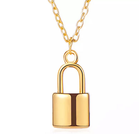 Padlock Necklace - www.sparklingjewellery.com