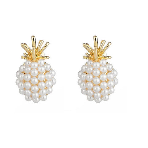 Pineapple Earrings - www.sparklingjewellery.com