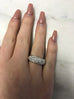 Silver Pave Cushion Ring - www.sparklingjewellery.com