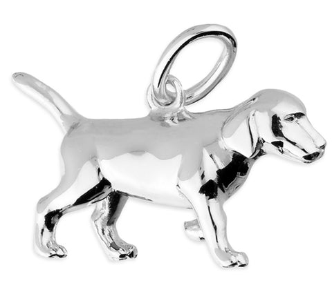 Labrador Sterling Silver Dog Necklace Limited Edition - www.sparklingjewellery.com