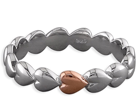 Stack it up Heart Ring - www.sparklingjewellery.com