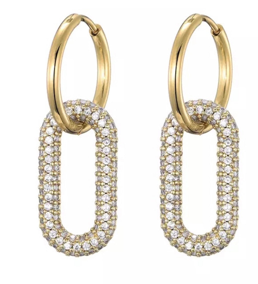 Geometric Earrings - www.sparklingjewellery.com