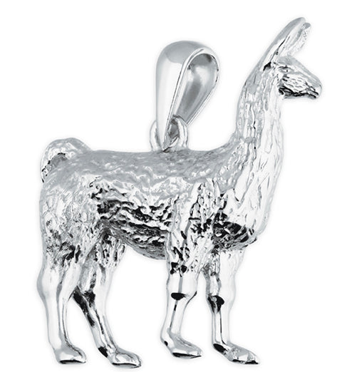 Sterling Silver Alpaca Necklace Ltd Edition - www.sparklingjewellery.com