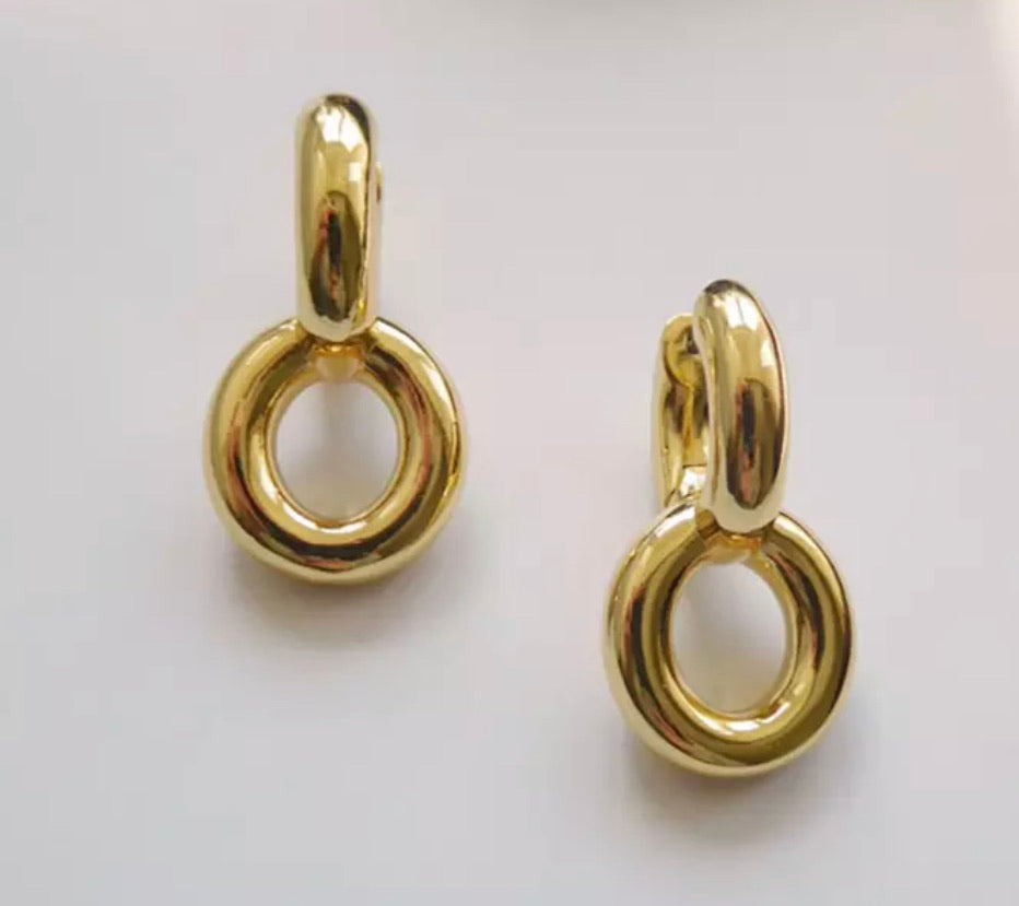 Euro Style Hoop Earrings - www.sparklingjewellery.com