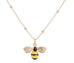 Enamel Bee Earrings - www.sparklingjewellery.com