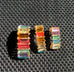 Rainbow 🌈 Hoop Earrings - www.sparklingjewellery.com