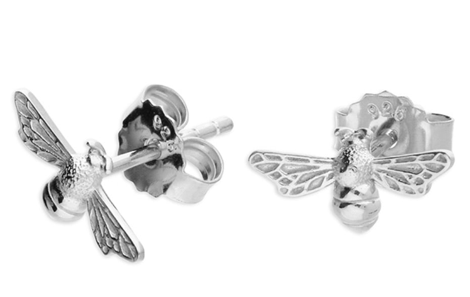 Manchester Bee Earrings - www.sparklingjewellery.com