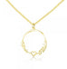 Karma Circle Name Necklace - www.sparklingjewellery.com