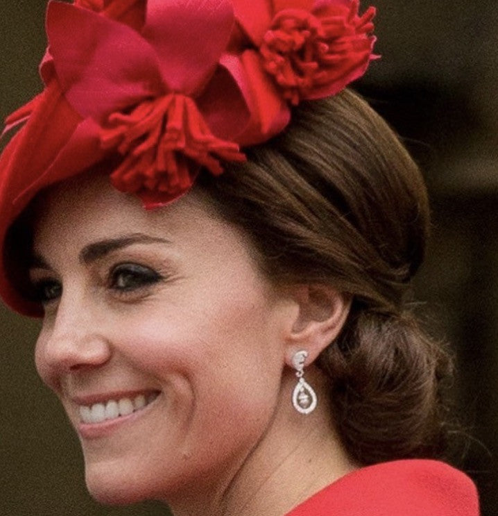Kate Middleton Teardrop Earrings - Main Image