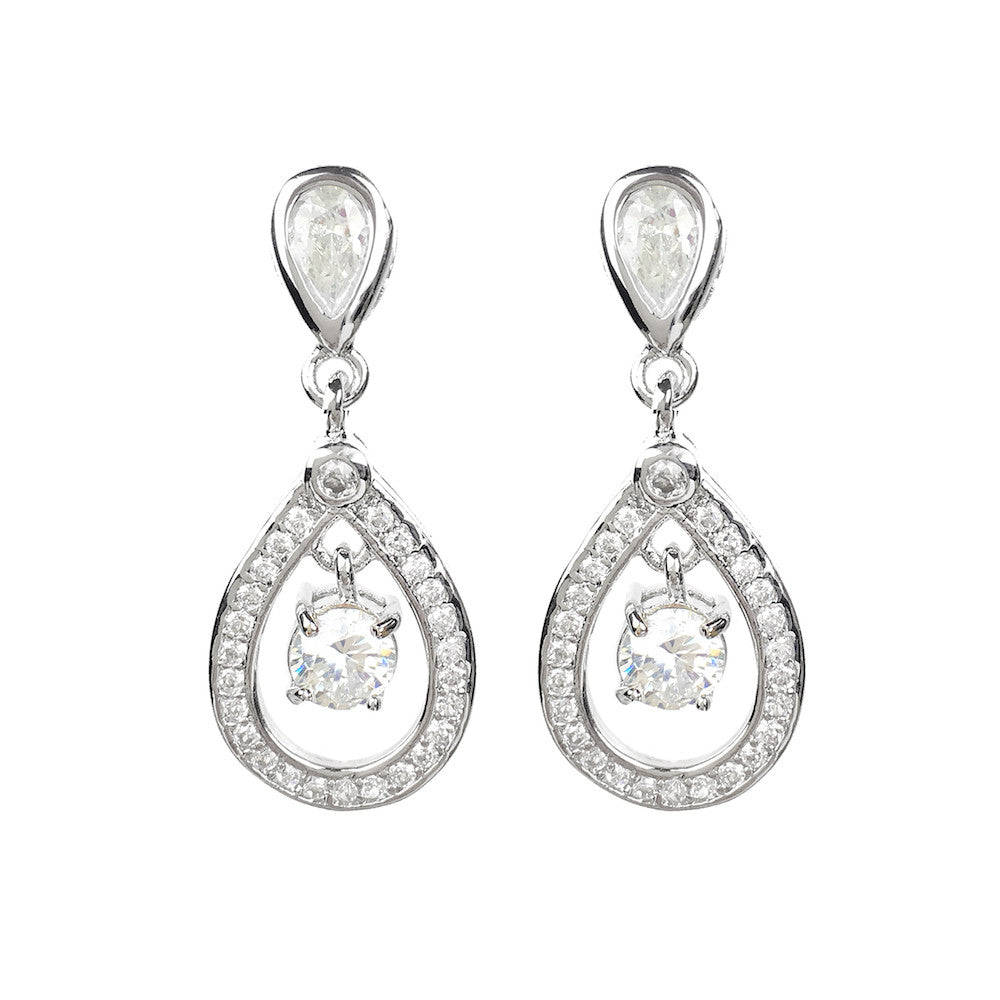 Kate Middleton Teardrop Earrings - www.sparklingjewellery.com