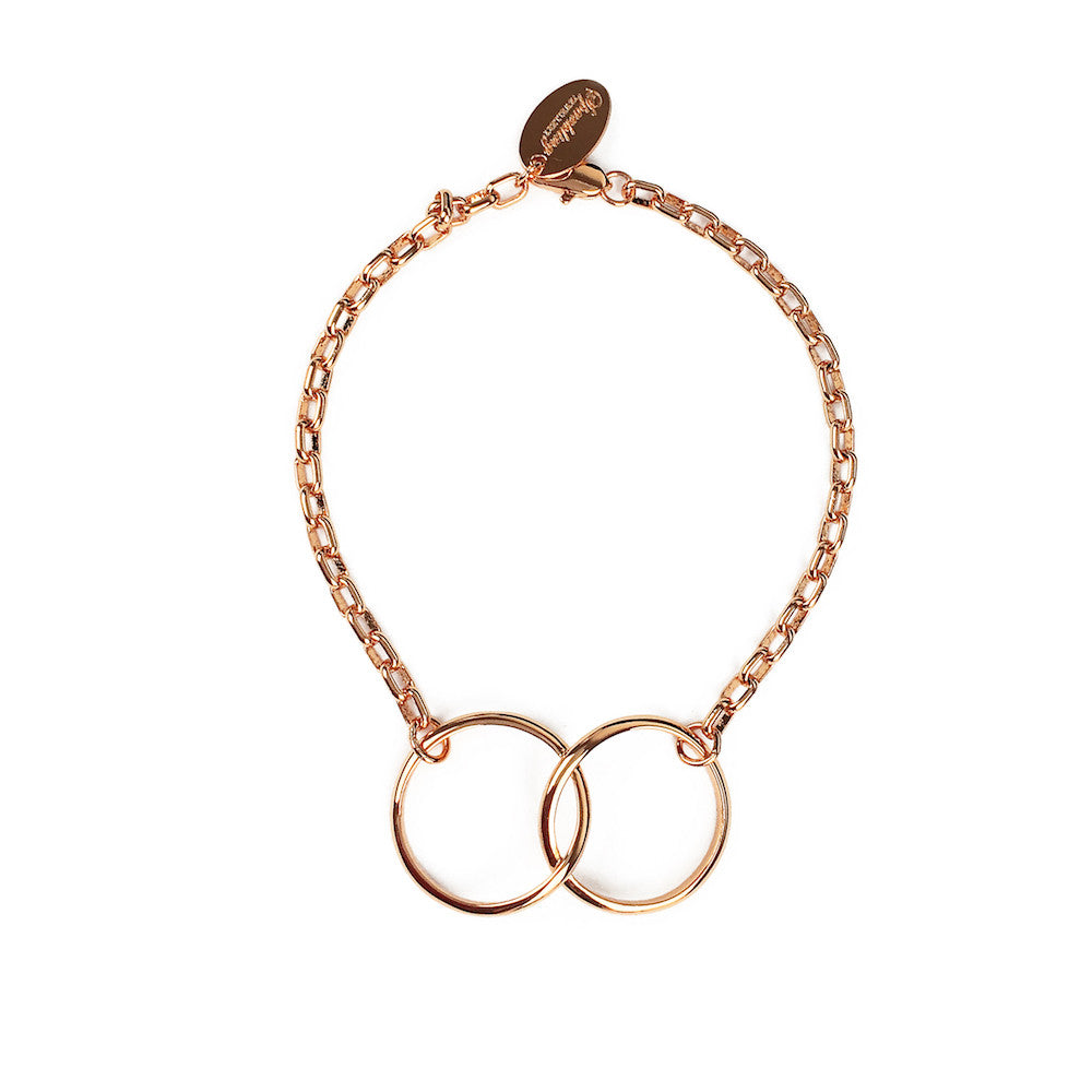 Cartier bracelet two rings top