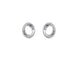 Matt Oval Stud Earrings - www.sparklingjewellery.com