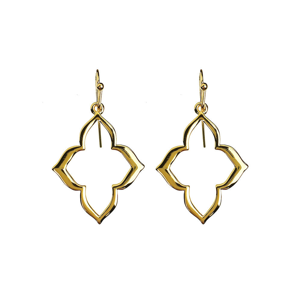 Persian Drop Dangle Earrings - www.sparklingjewellery.com
