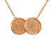 Premium Two Coin Necklace - www.sparklingjewellery.com