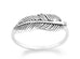Sterling Silver Feather Ring - www.sparklingjewellery.com