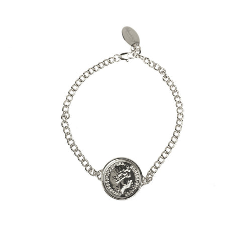 Premium Single Coin Bracelet - www.sparklingjewellery.com